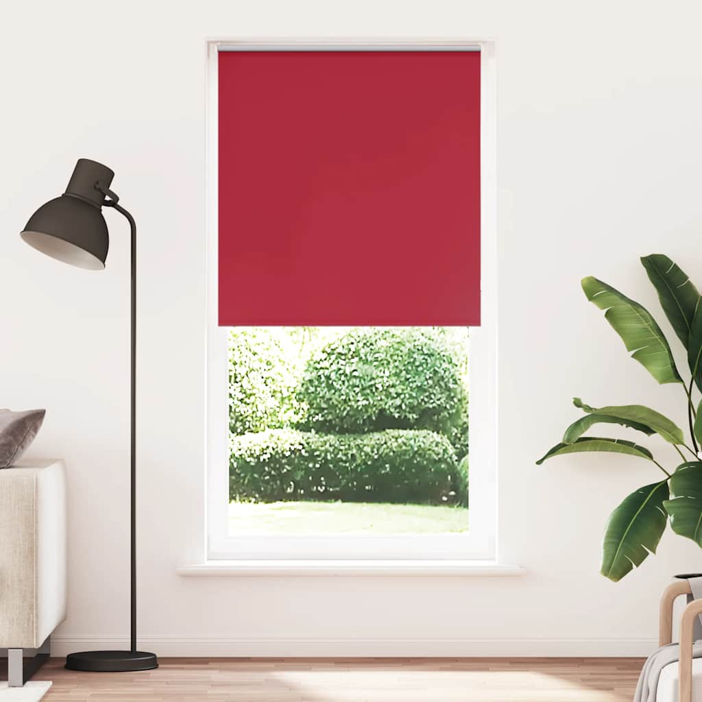 Rolo zavjesa za zamračivanje crvena 95x230 cm Širina tkanine 90,7 cm Poliester