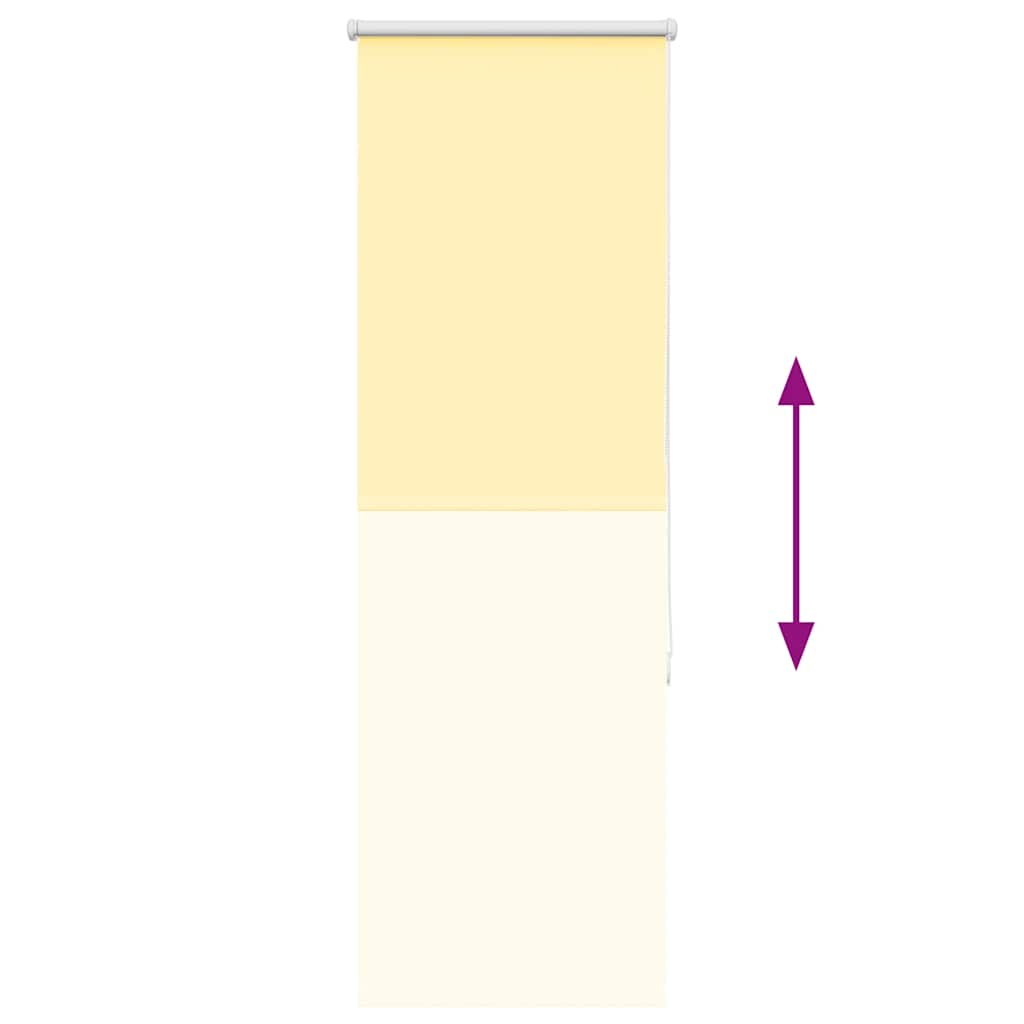 Rolo zavjesa za zamračivanje žuta 45x150 cm širina tkanine 40,7 cm poliester