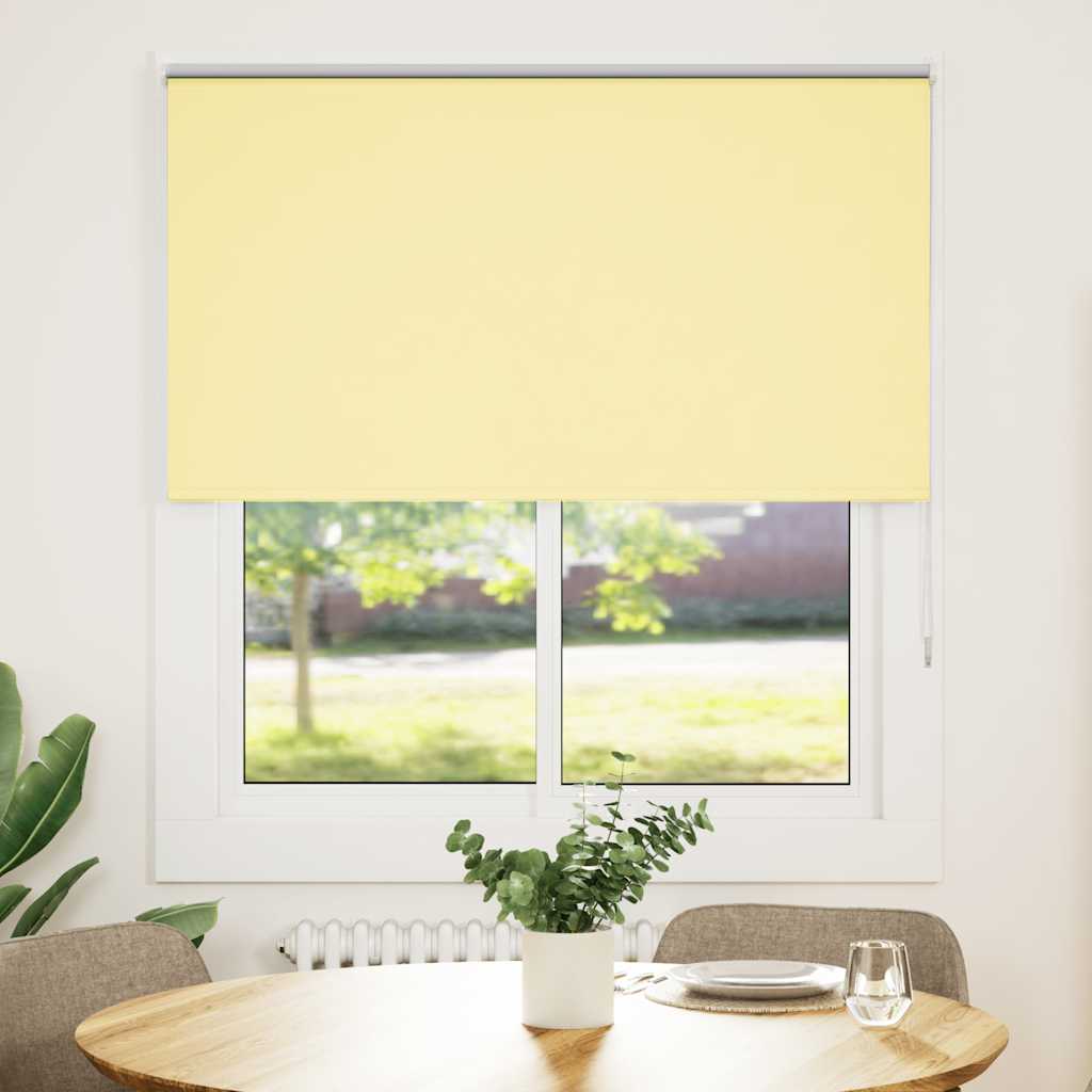 Rolo zavjesa Blackout žuta 135x150 cm Širina tkanine 131,6 cm