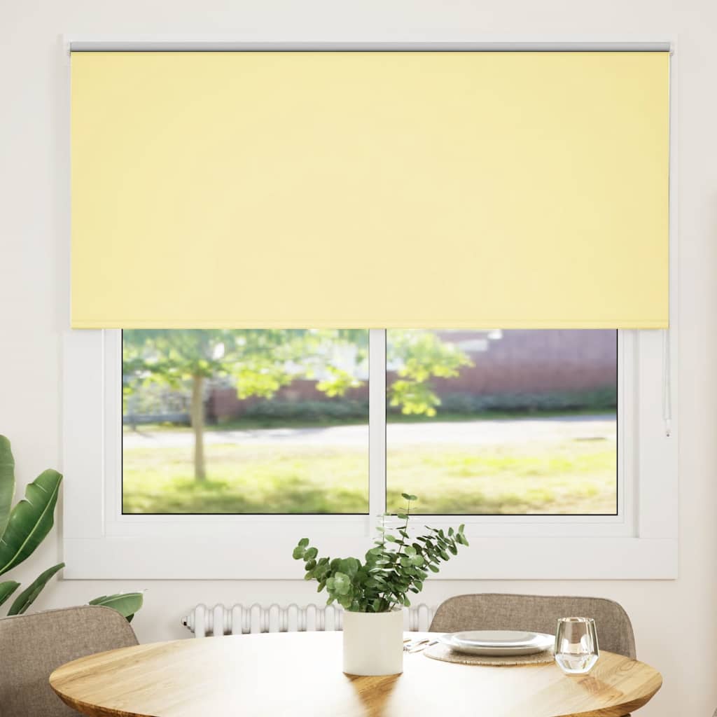 Rolo zavjesa Blackout žuta 145x150 cm Širina tkanine 141,6 cm