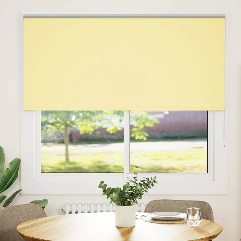 Rolo zavjesa Blackout žuta 160x150 cm Širina tkanine 156,6 cm