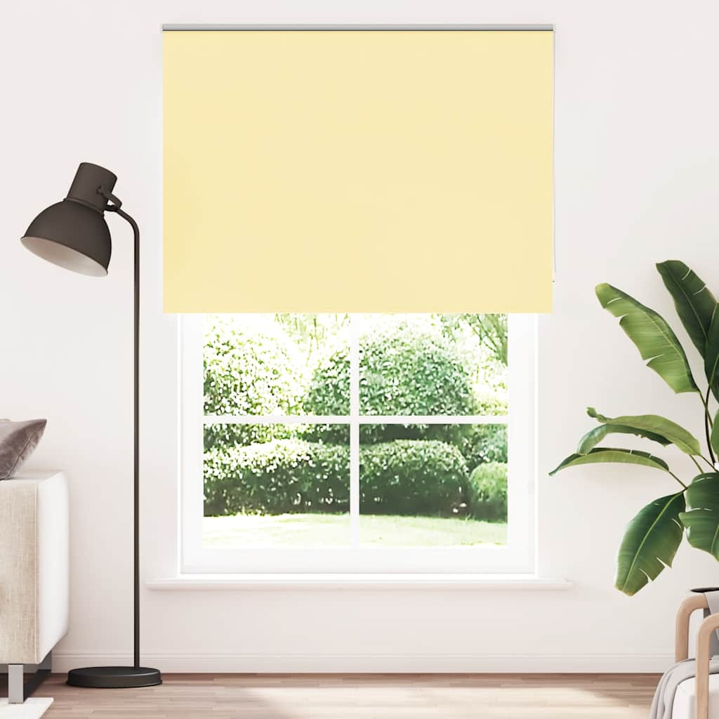 Rolo zavjesa za zamračivanje žuta 145x210 cm Širina tkanine 141,6 cm Poliester
