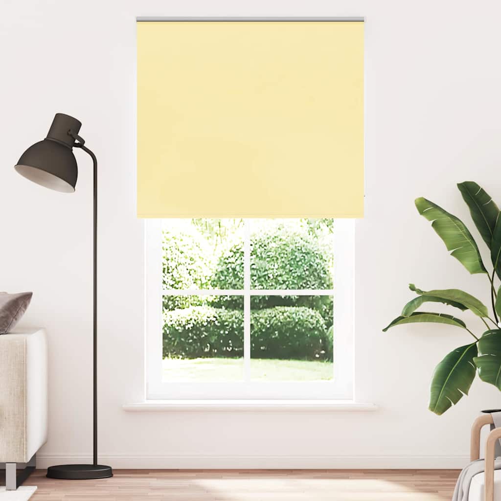 Rolo zavjesa za zamračivanje žuta 135x230 cm širina tkanine 131,6 cm poliester