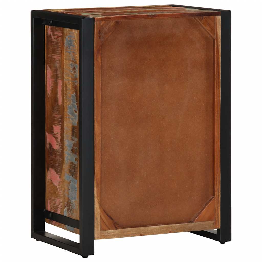 Ormarić s ladicama, višebojni, 50x35x70 cm, masivno reciklirano drvo