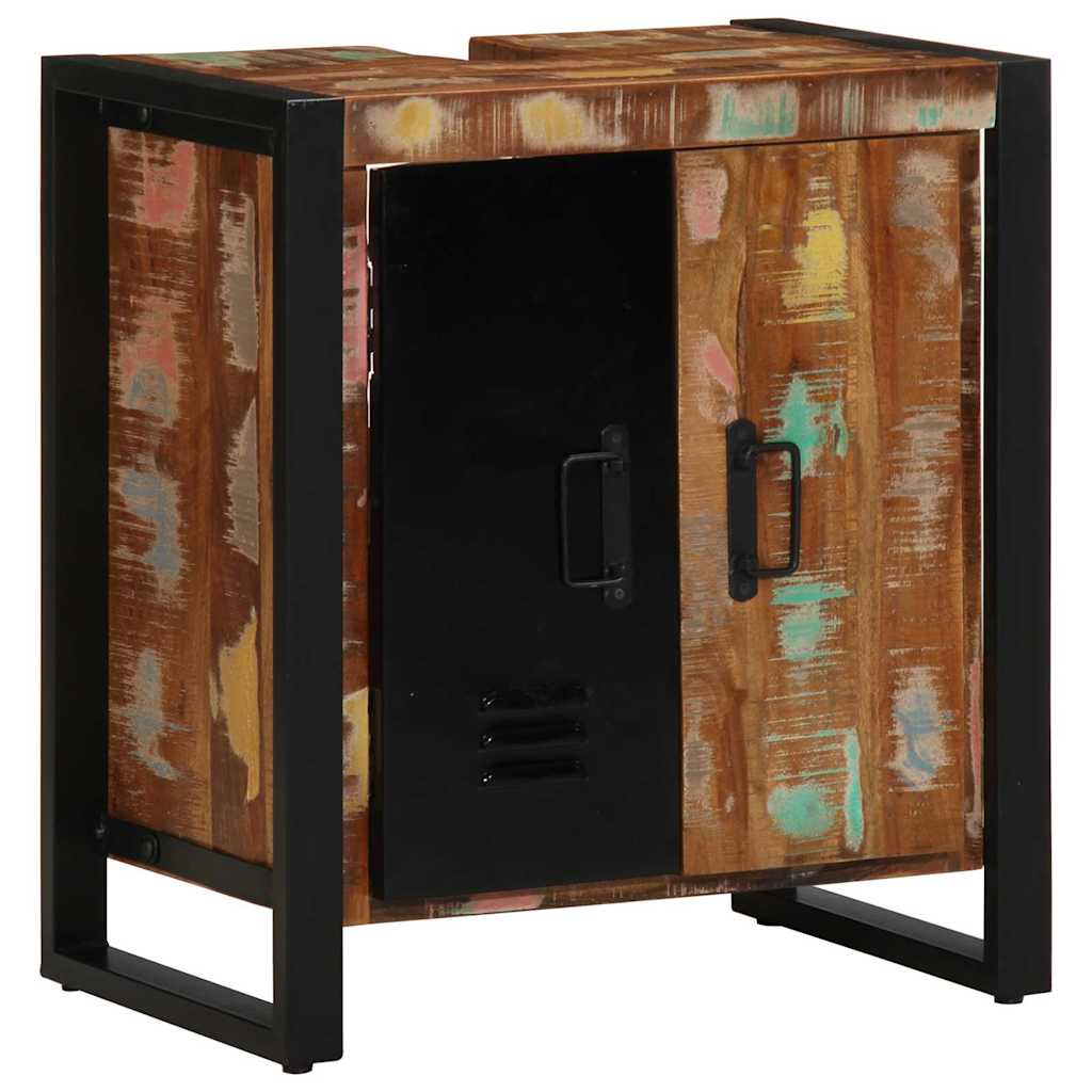 Kupaonski ormar Smeđa 55 x 35 x 60 cm Čvrsto drvo iz reciklaže