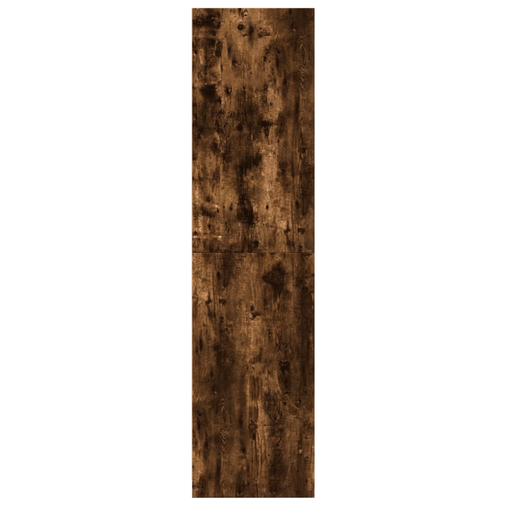 Ormar boja dimljenog hrasta 80x50x200 cm konstruirano drvo