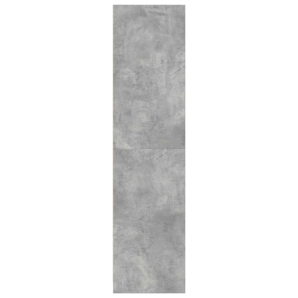 Ormar siva boja betona 80x50x200 cm od konstruiranog drva