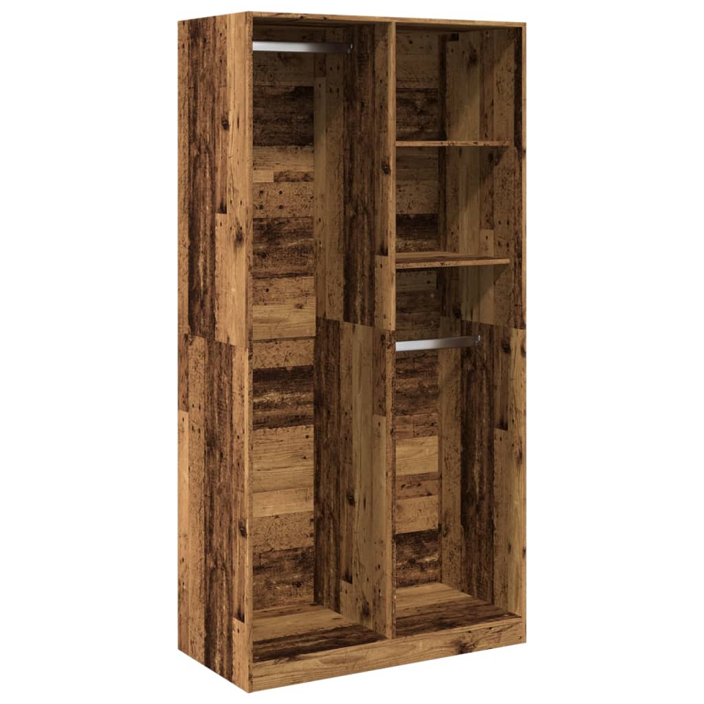 Ormar boja staro drvo 100 x 50 x 200 cm od konstruiranog drva