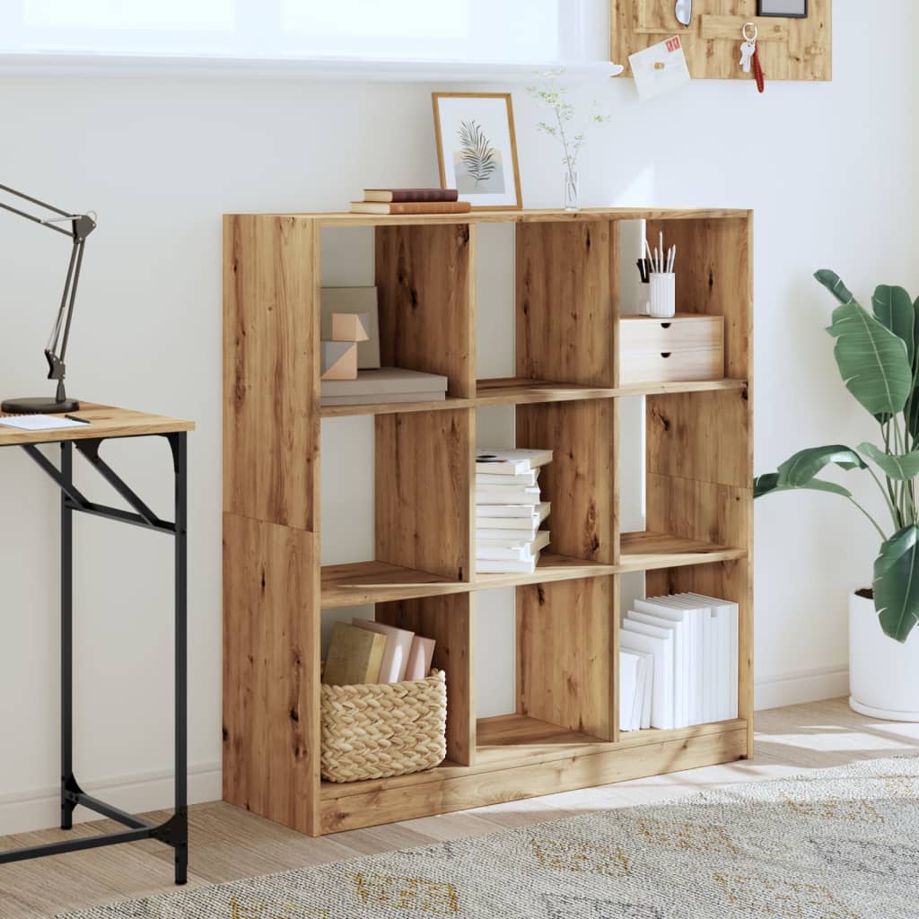 Regal za knjige boja hrasta 102 x 32 x 108 cm konstruirano drvo