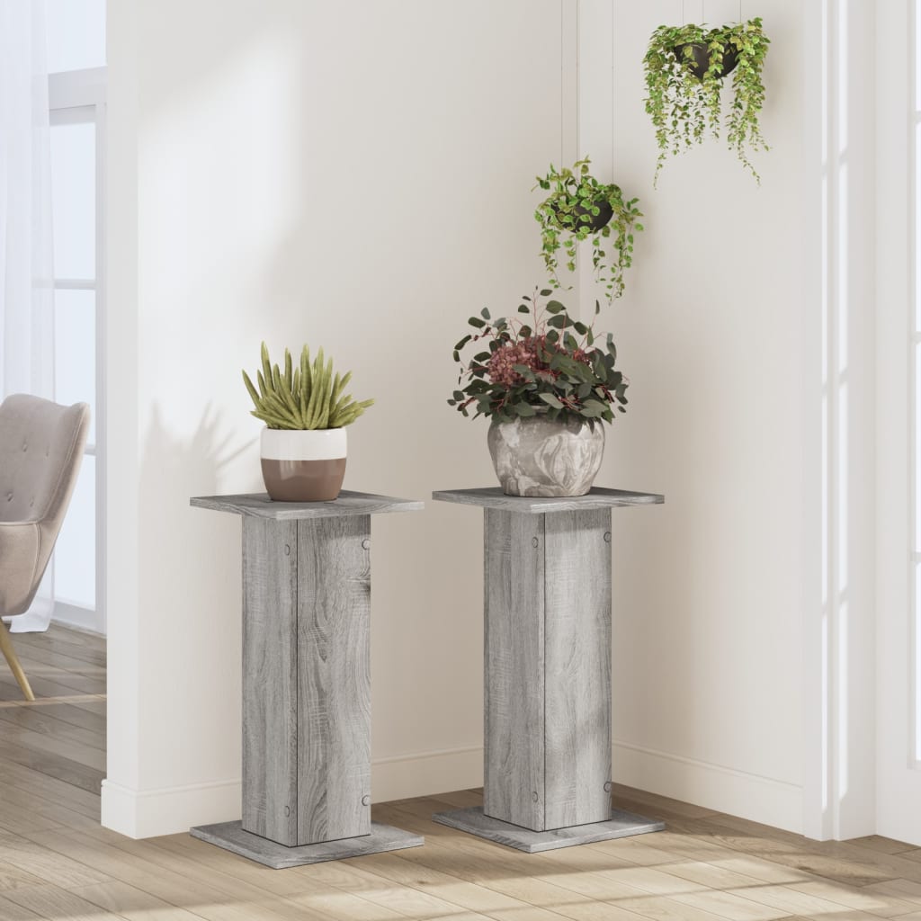 Stalci za biljke 2 kom 30 x 30 x 60 cm konstruirano drvo