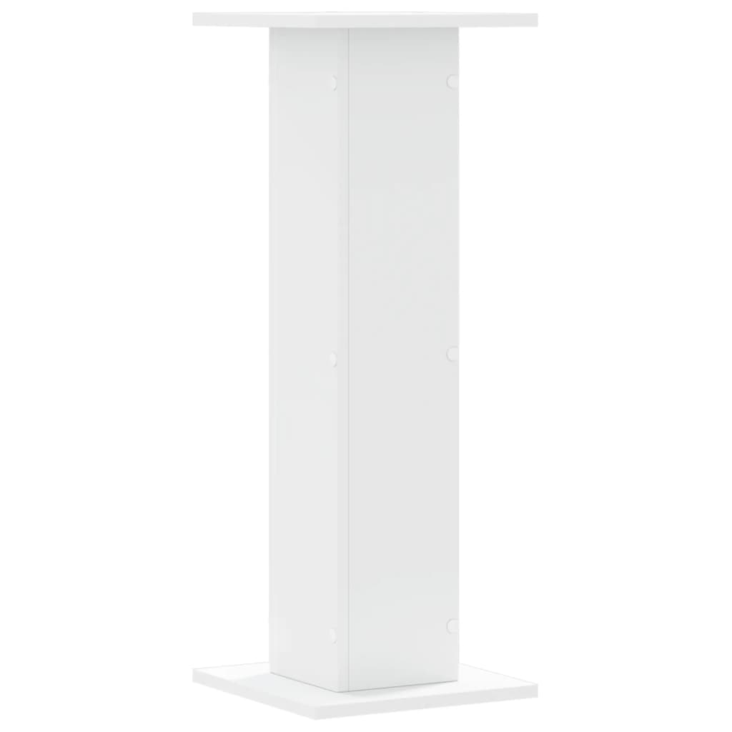Stalci za biljke 2 kom bijeli 30 x 30 x 80 cm konstruirano drvo