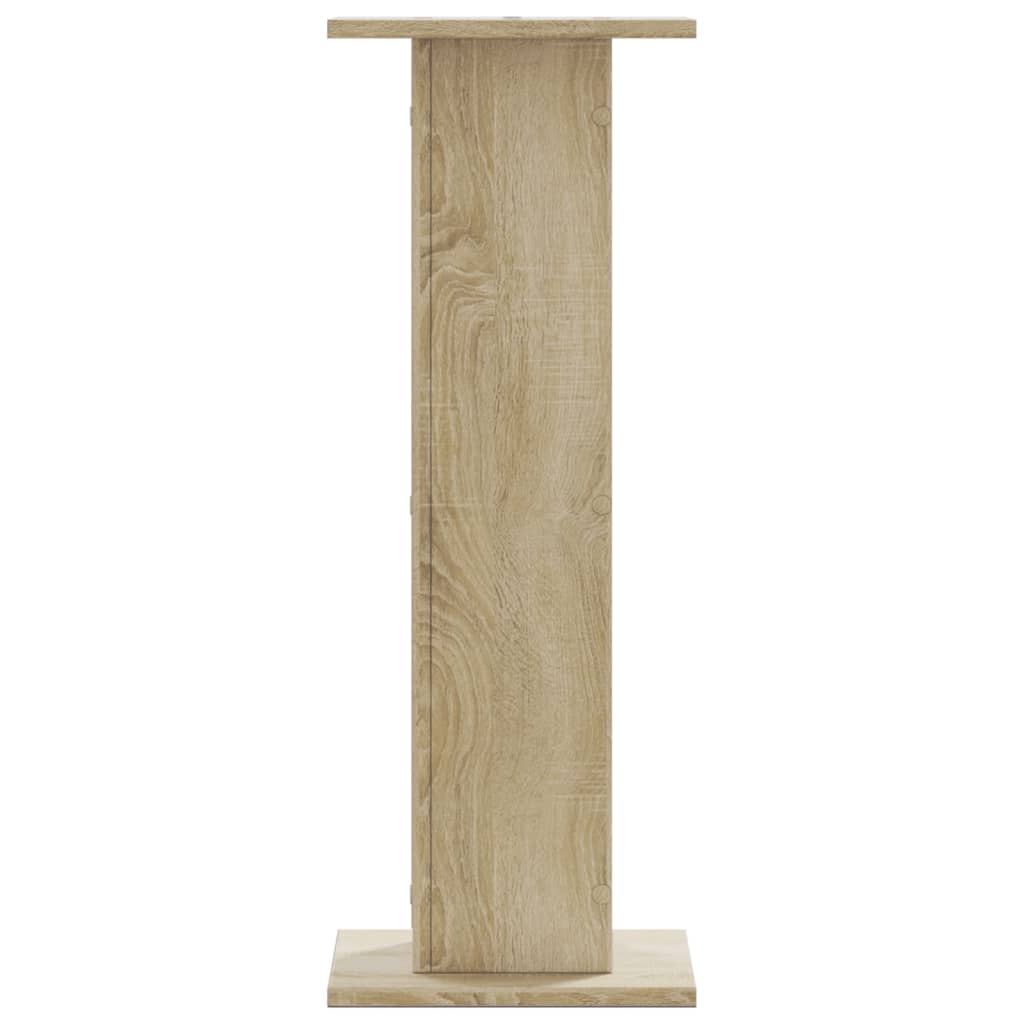 Stalci za biljke 2 kom boja hrasta sonome 30x30x80 cm drveni