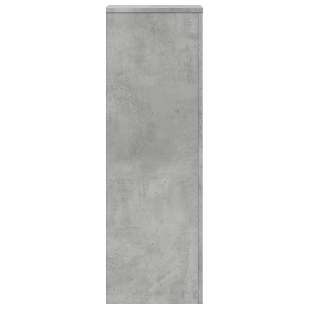 Stalci za biljke 2 kom siva boja betona 33 x 33 x 100 cm drveni