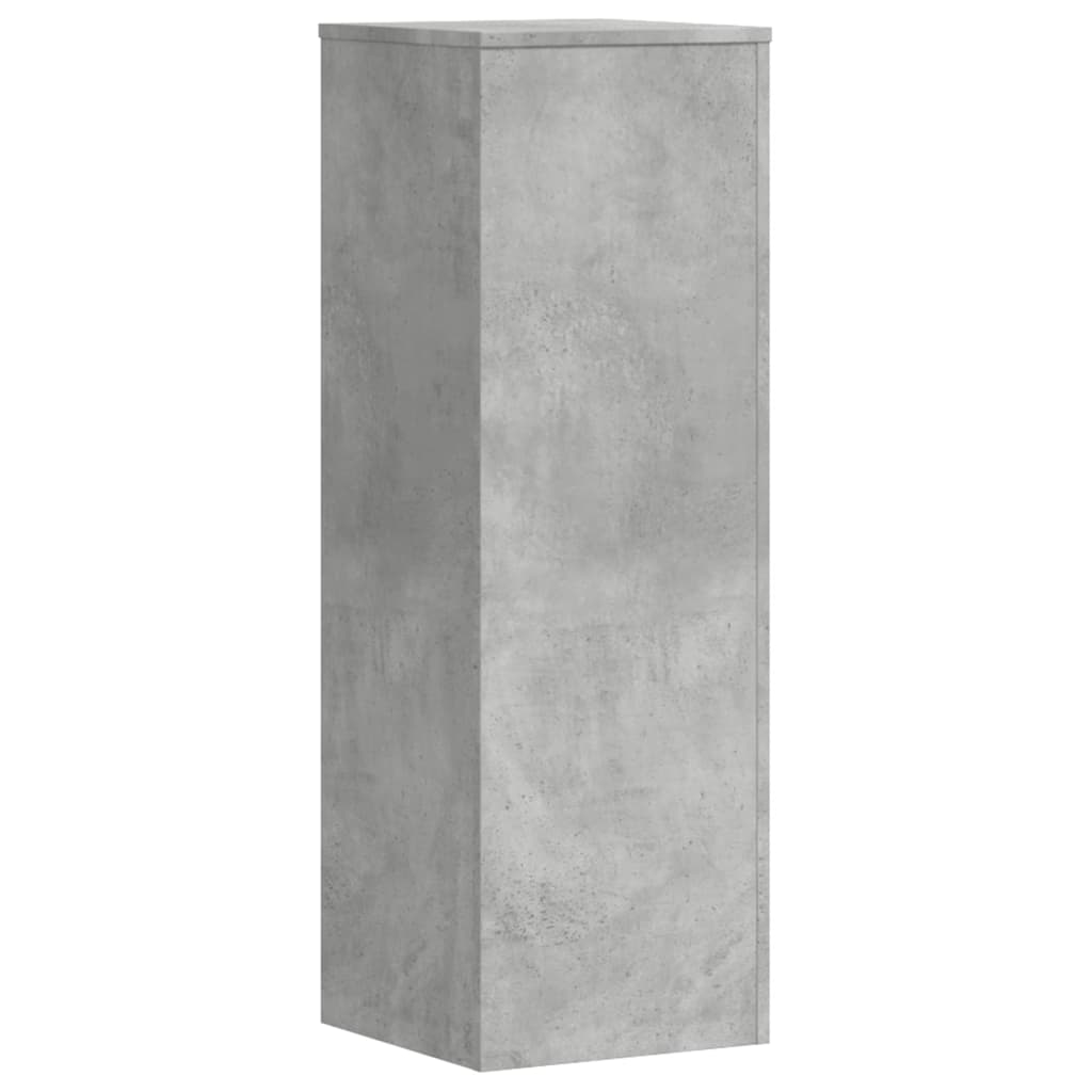 Stalci za biljke 2 kom siva boja betona 33 x 33 x 100 cm drveni