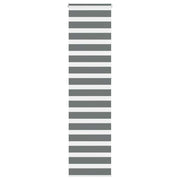 Zebra zavjesa tamno siva 55x230 cm Širina tkanine 50,9 cm Poliester