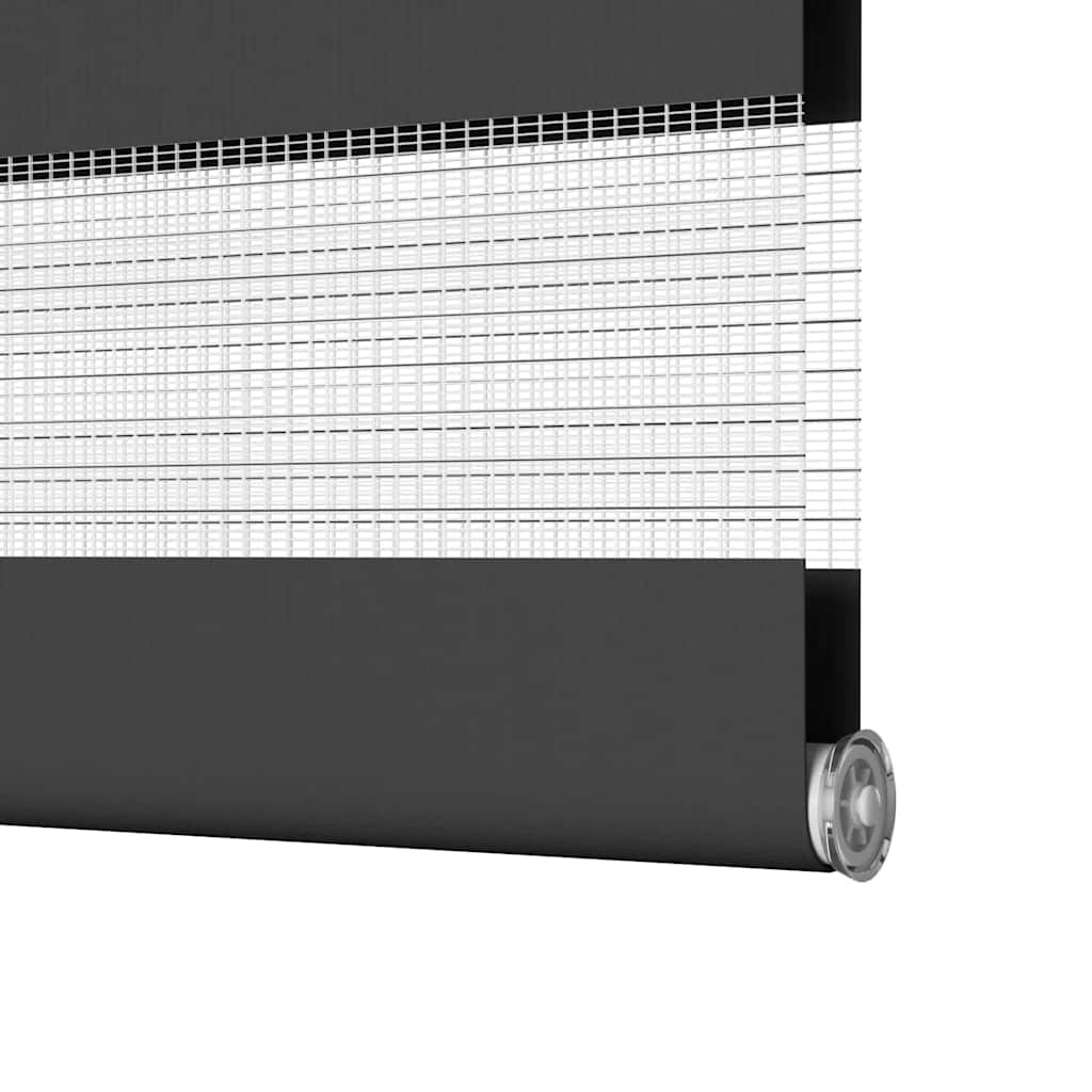 Zavjesa zebra crna 40x100 cm širina tkanine 35,9 cm poliester