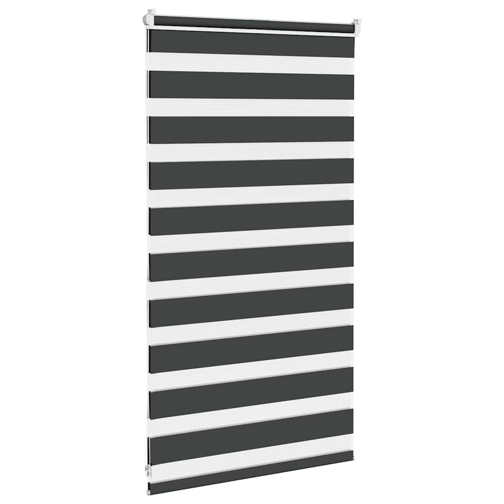 Zavjesa zebra crna 70x100 cm širina tkanine 65,9 cm poliester