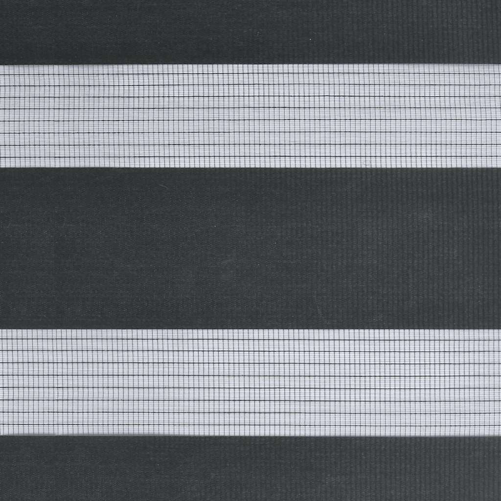 Zavjesa zebra crna 100x100 cm širina tkanine 95,9 cm poliester