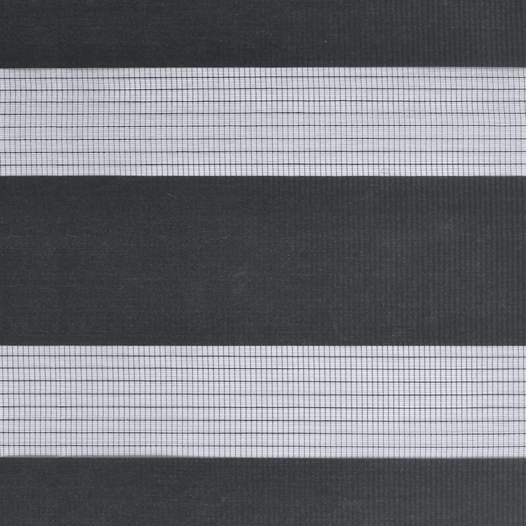 Zavjesa zebra crna 110x100 cm širina tkanine 105,9 cm poliester