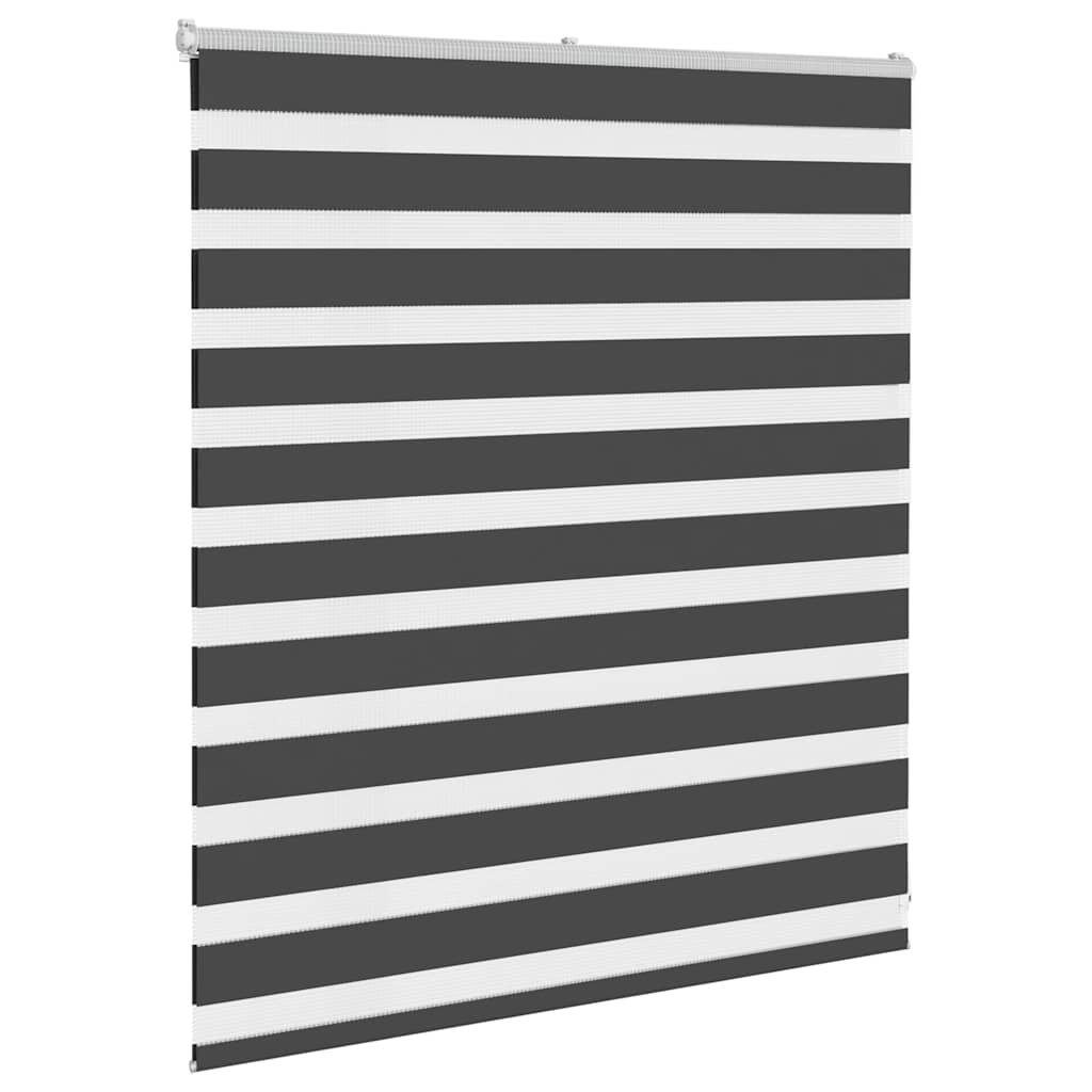 Zavjesa zebra crna 130x100 cm širina tkanine 125,9 cm poliester