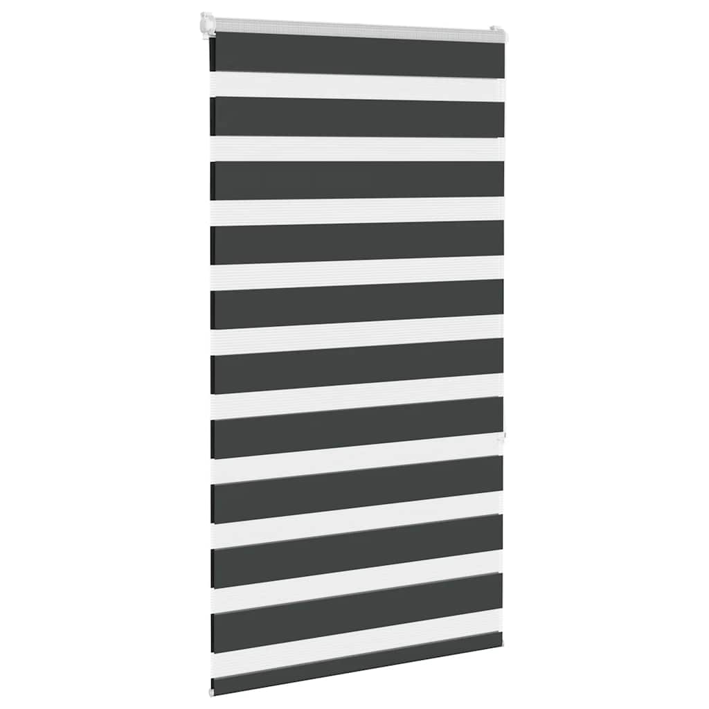Zavjesa zebra crna 70x150 cm širina tkanine 65,9 cm poliester