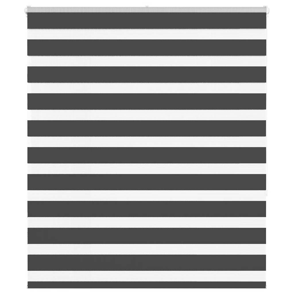 Zavjesa zebra crna 135x150 cm širina tkanine 130,9 cm poliester