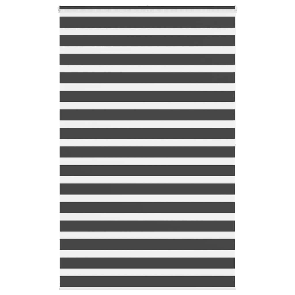 Zavjesa zebra crna 150x200 cm širina tkanine 145,9 cm poliester