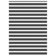 Zavjesa zebra crna 165x200 cm širina tkanine 160,9 cm poliester