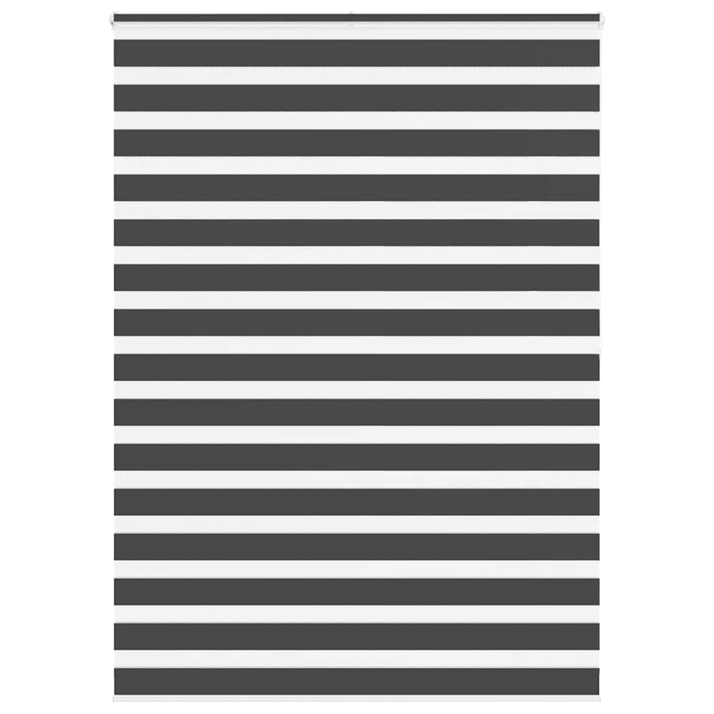 Zavjesa zebra crna 165x200 cm širina tkanine 160,9 cm poliester