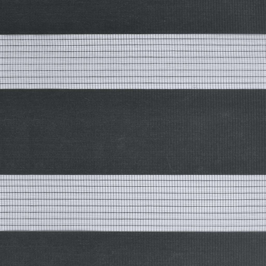 Zavjesa zebra crna 110x230 cm širina tkanine 105,9 cm poliester
