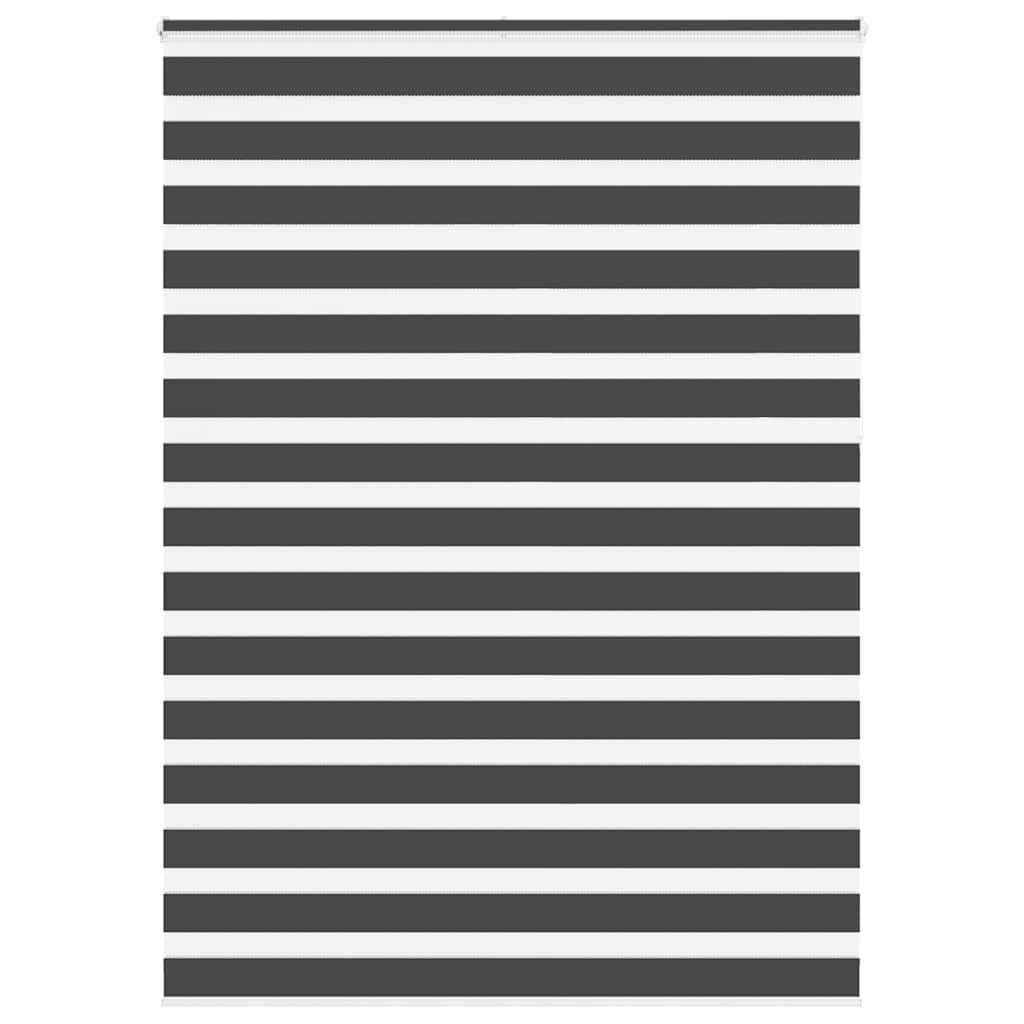 Zavjesa zebra crna 165x230 cm širina tkanine 160,9 cm poliester