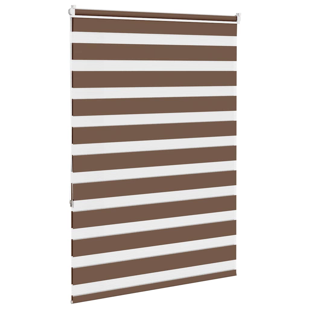 Zavjesa zebra smeđa 95x150 cm širina tkanine 90,9 cm poliester