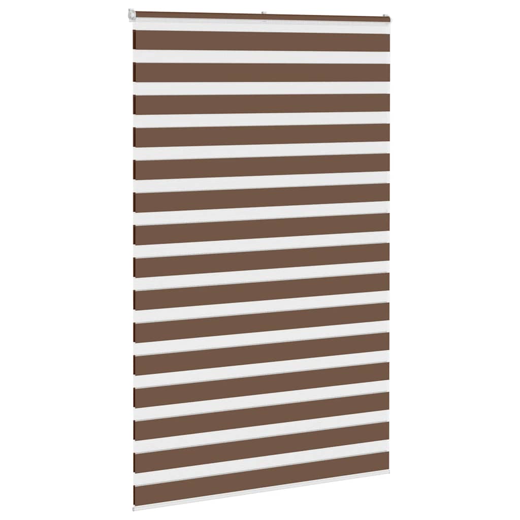 Zebra zavjesa Smeđa 150x230 cm Širina tkanine 145,9 cm Poliester