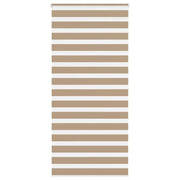 Zebra zavjesa Pješčano smeđa 110x200 cm Širina tkanine 105,9 cm Poliester
