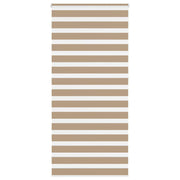 Zebra zavjesa Pješčano smeđa 100x230 cm Širina tkanine 95,9 cm Poliester