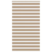 Zebra zavjesa Pješčano smeđa 120x230 cm Širina tkanine 115,9 cm Poliester
