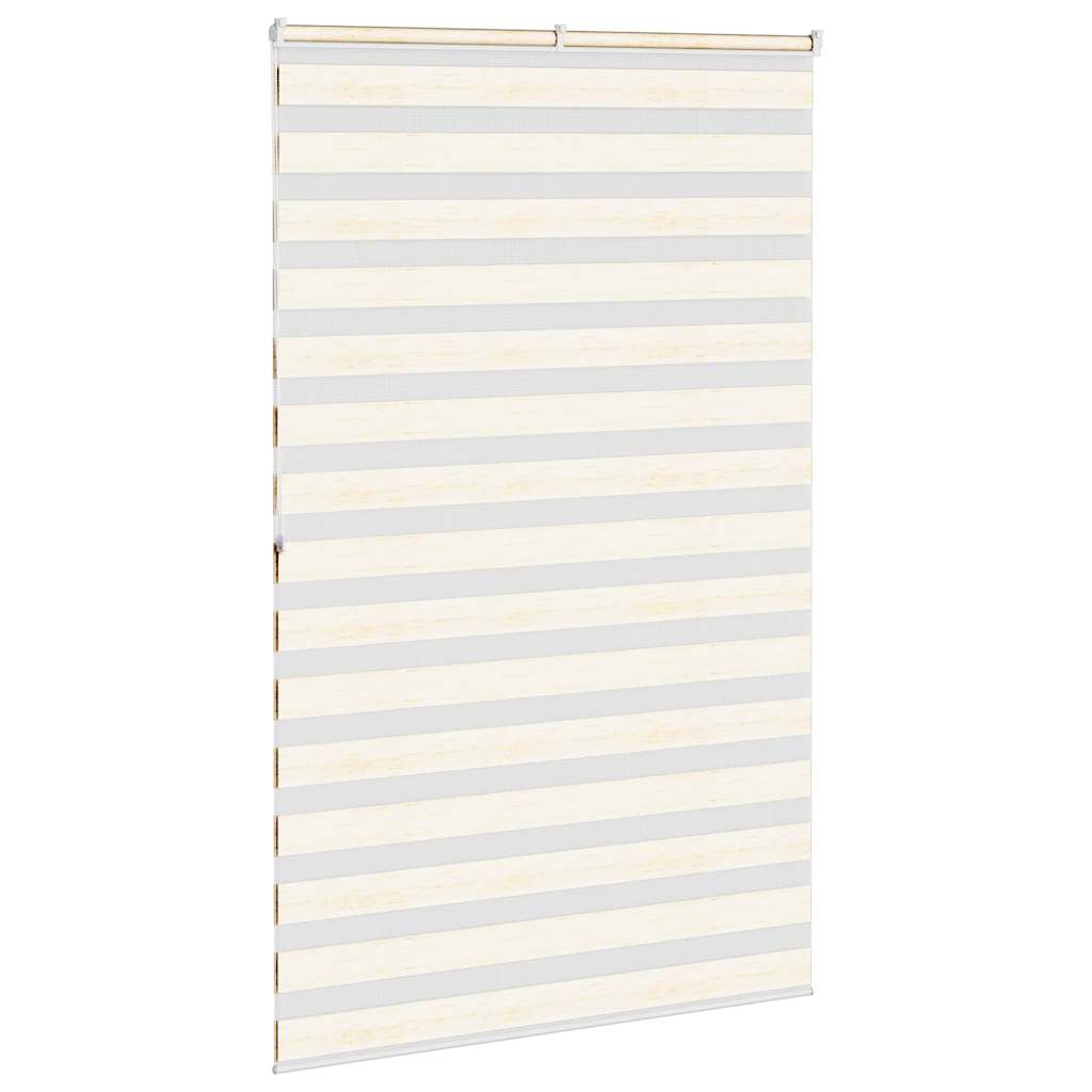 Zebra zavjesa Mramorna bež 150x200 cm Širina tkanine 145,9 cm Poliester