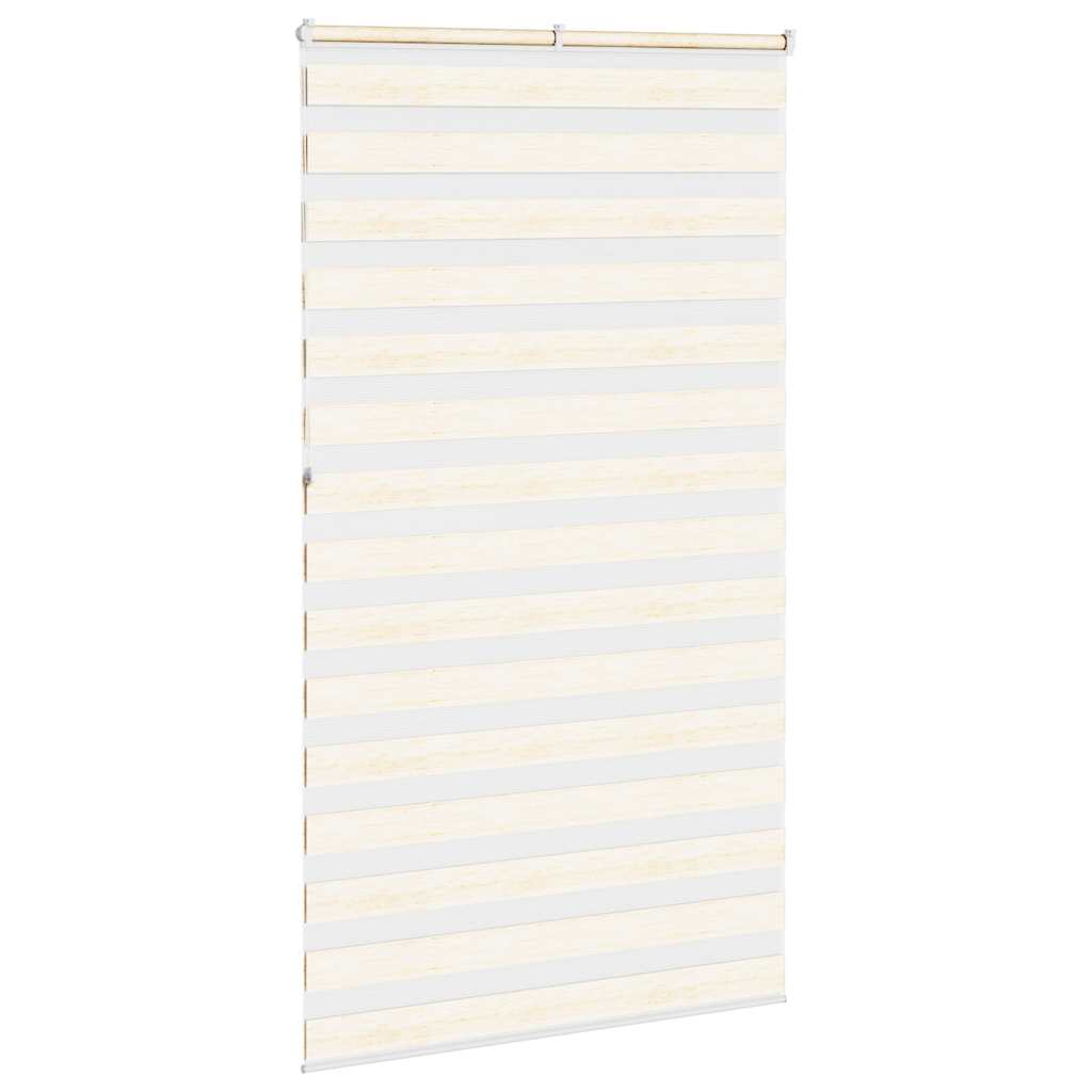 Zebra zavjesa Mramorna bež 125x230 cm Širina tkanine 120,9 cm Poliester