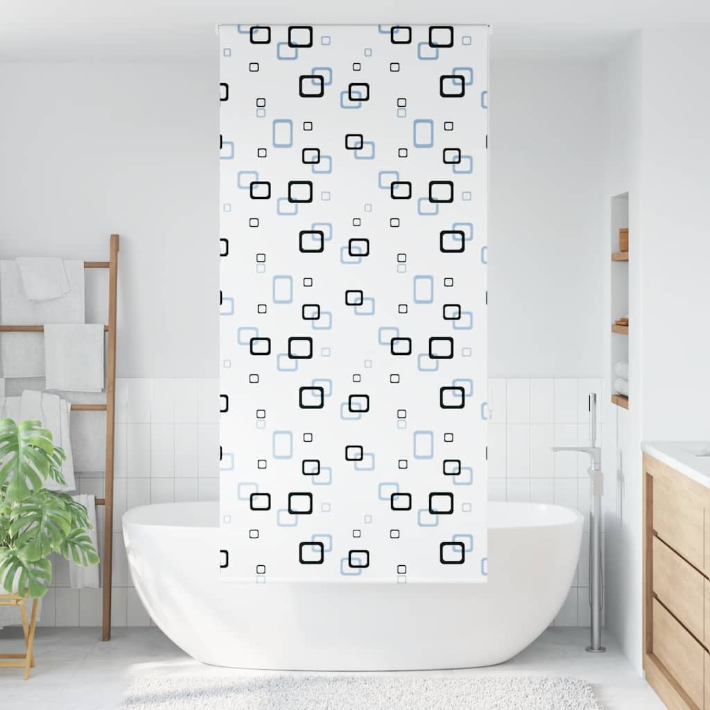Rolo zavjesa za tuš 110x240 cm širina tkanine 106 cm