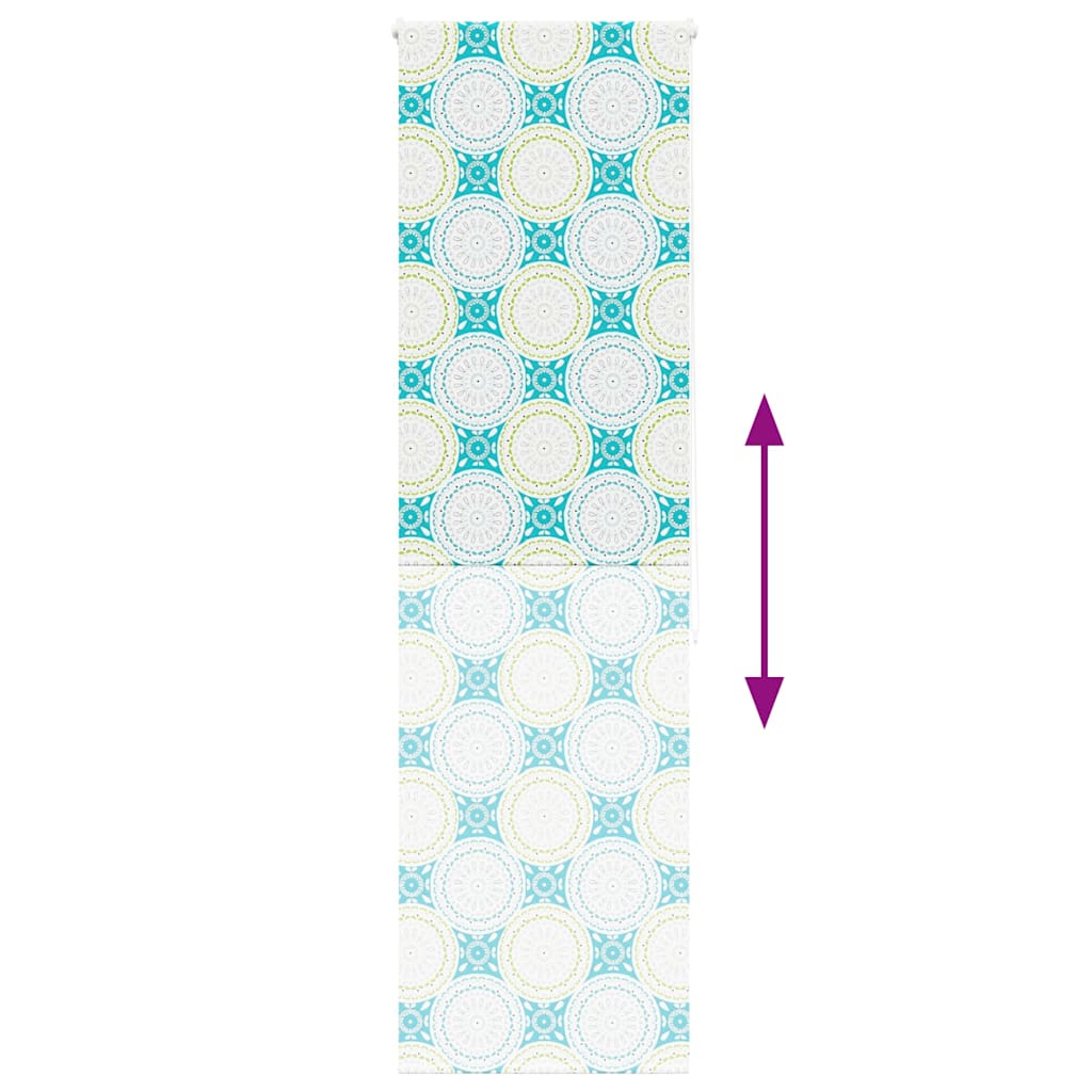 Rolo zavjesa za tuš 80x240 cm širina tkanine 76 cm