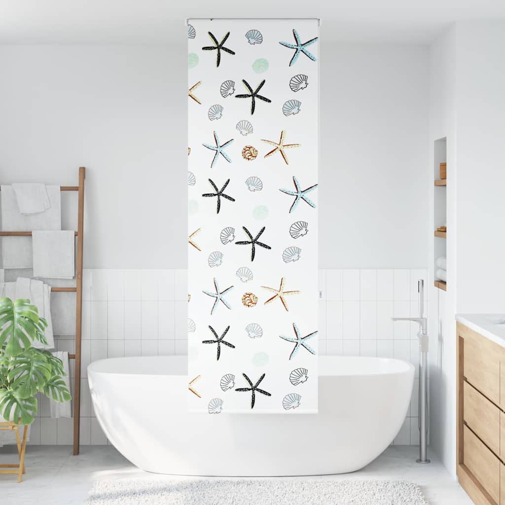 Rolo zavjesa za tuš 80x240 cm širina tkanine 76 cm