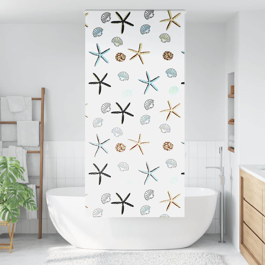 Rolo zavjesa za tuš 110x240 cm širina tkanine 106 cm