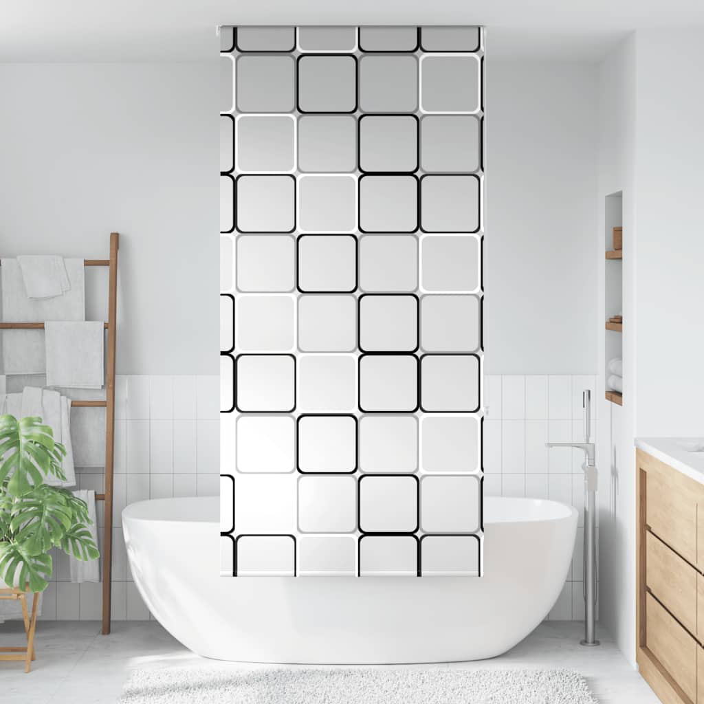 Rolo zavjesa za tuš 90x240 cm širina tkanine 86 cm