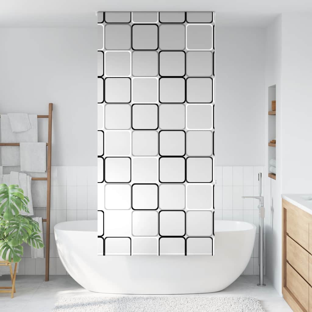 Rolo zavjesa za tuš 100x240 cm širina tkanine 96 cm