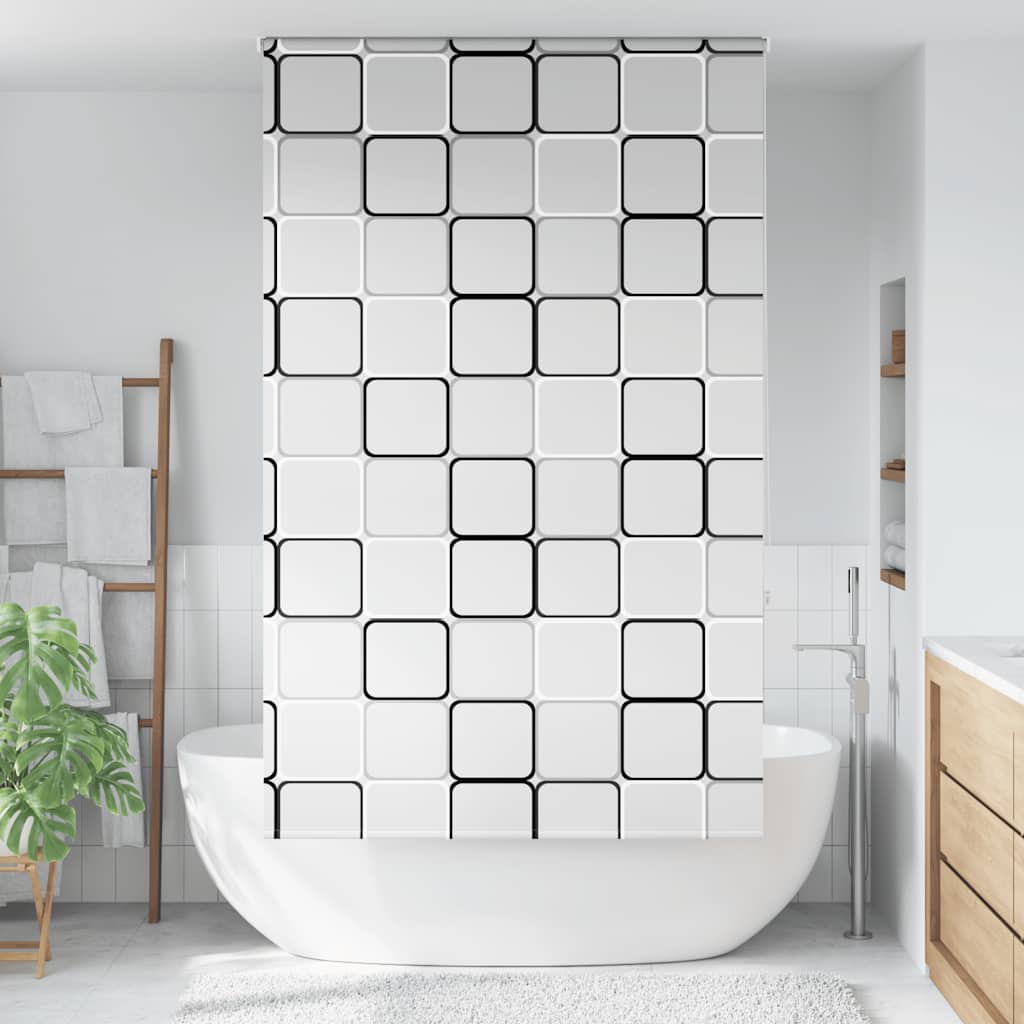 Rolo zavjesa za tuš 120x240 cm širina tkanine 116 cm