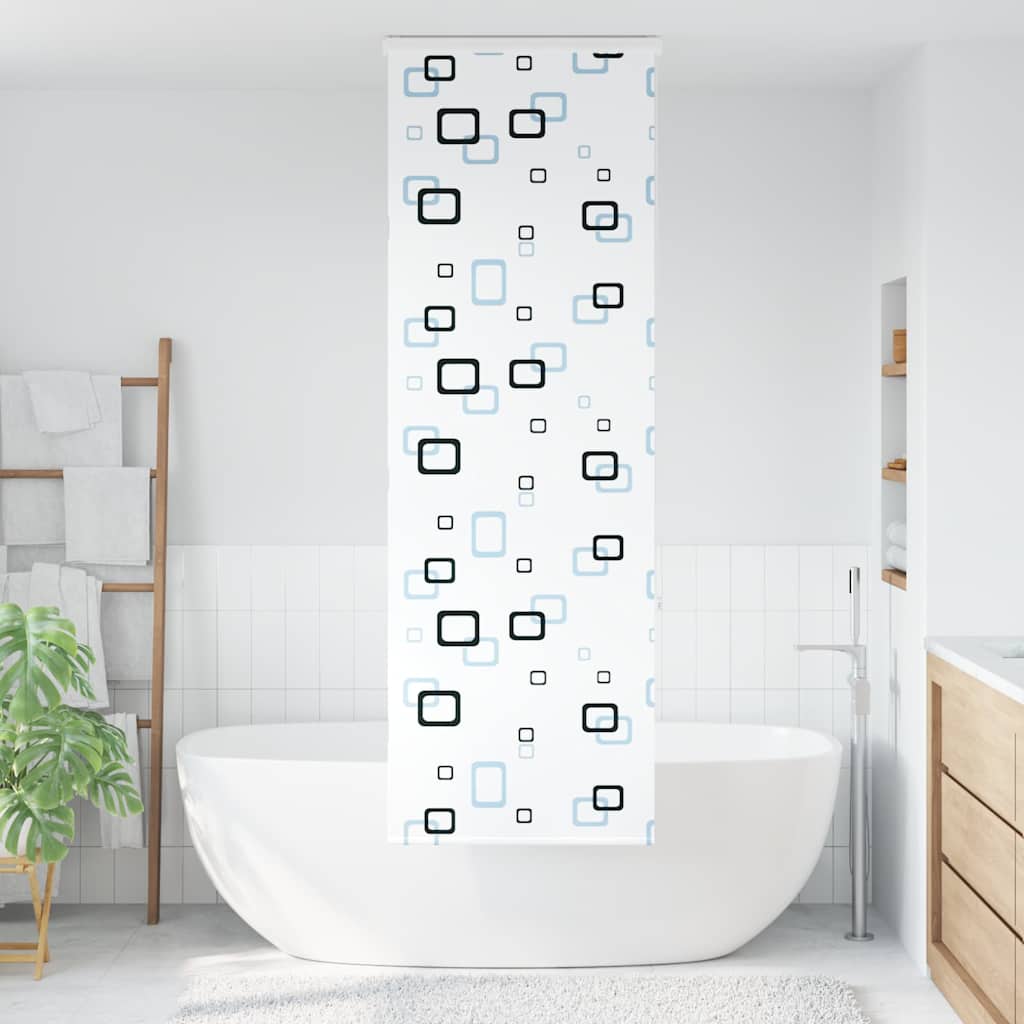 Rolo zavjesa za tuš s kazetom 60x240 cm širina tkanine 56 cm