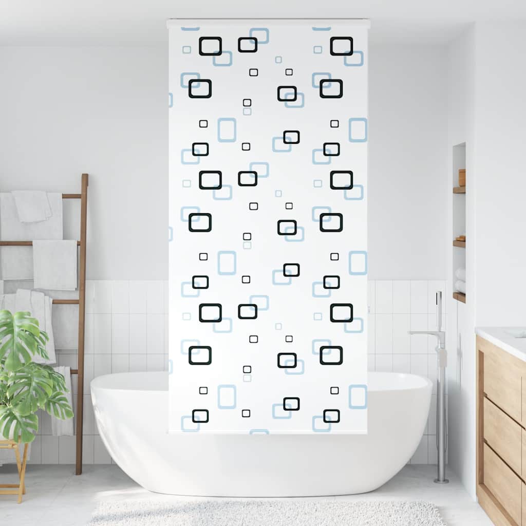 Rolo zavjesa za tuš s kazetom 100x240 cm širina tkanine 96 cm