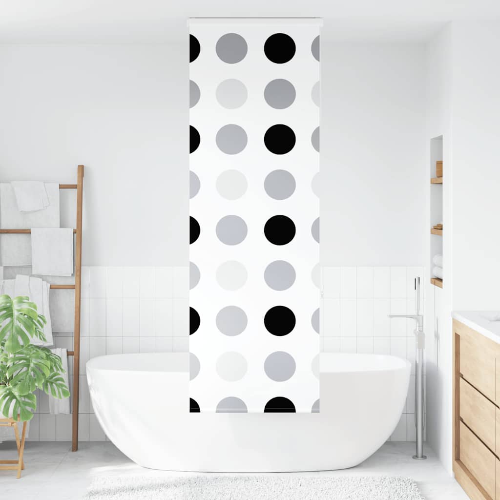 Rolo zavjesa za tuš s kazetom 60x240 cm širina tkanine 56 cm
