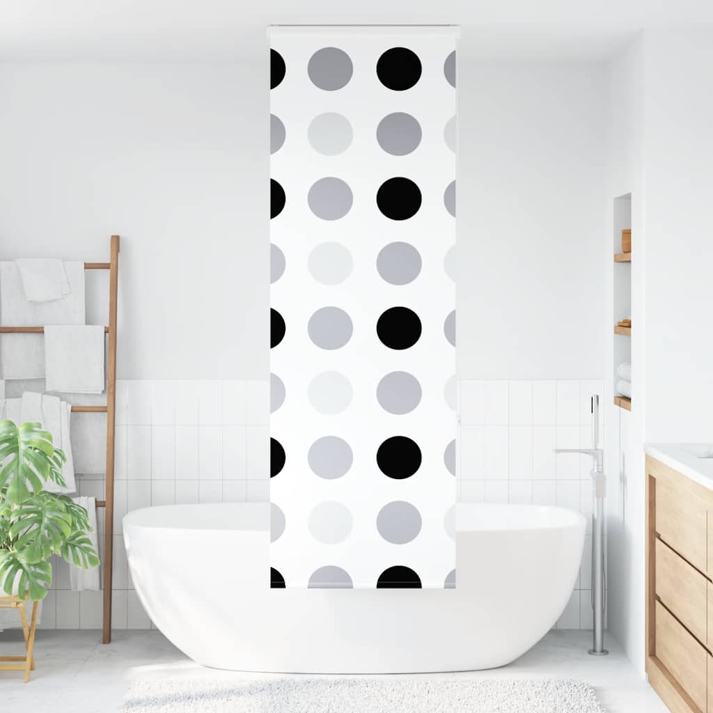 Rolo zavjesa za tuš s kazetom 70x240 cm širina tkanine 66 cm