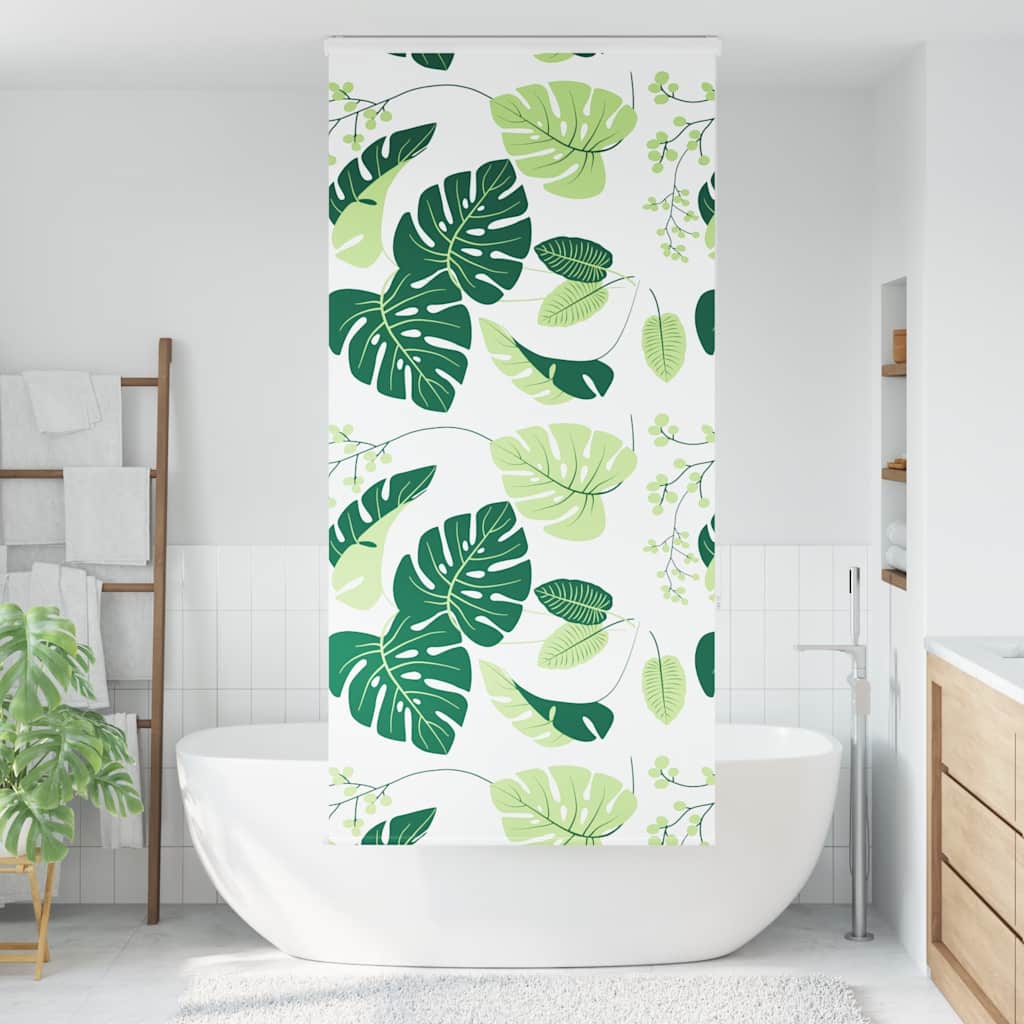 Rolo zavjesa za tuš s kazetom 110x240 cm širina tkanine 106 cm